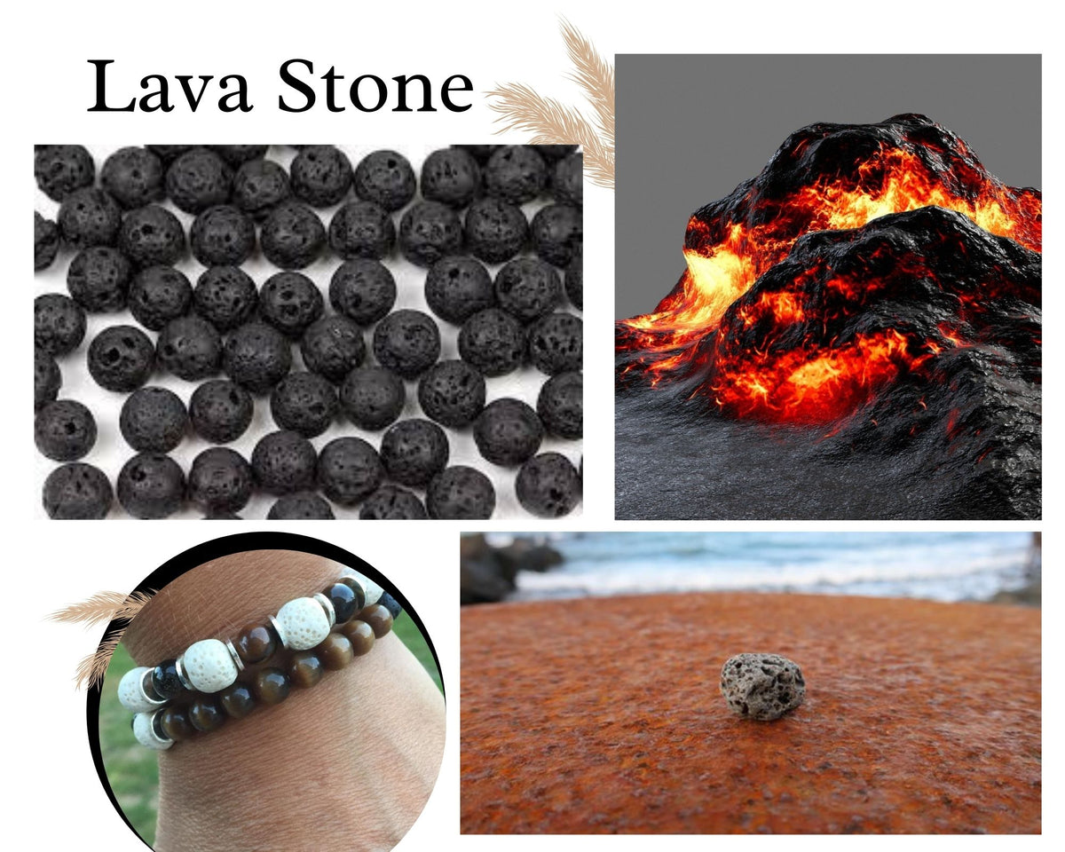 About Natural Stone Multicolor Rock Volcanic Hematite Lava - Temu